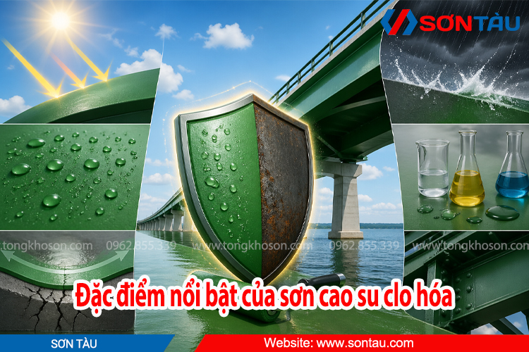 Đặc điểm nổi bật của sơn cao su clo hóa