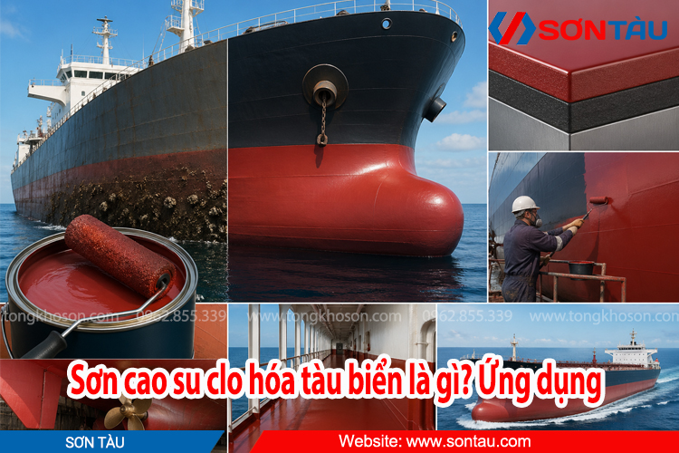 sơn cao su clo hóa tàu biển