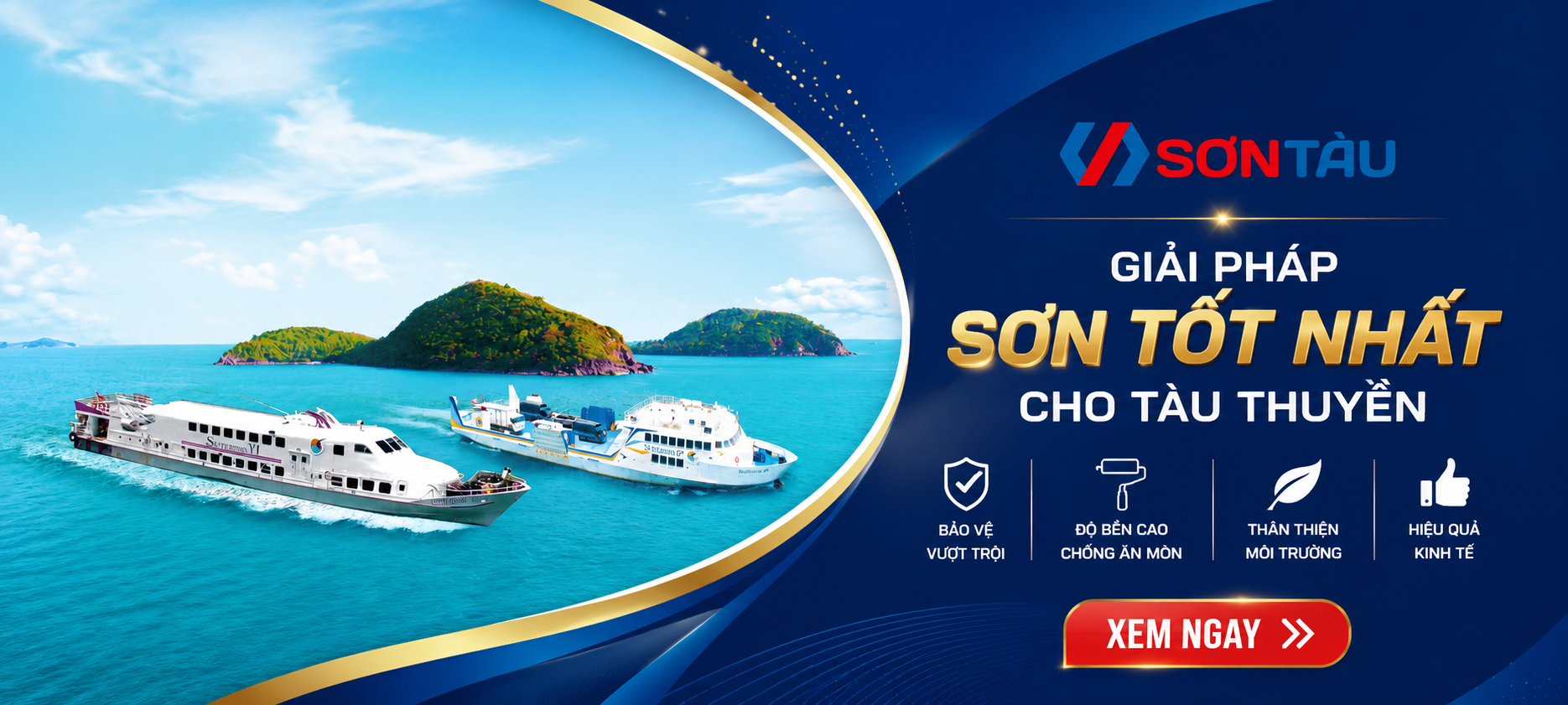 banner sơn tàu