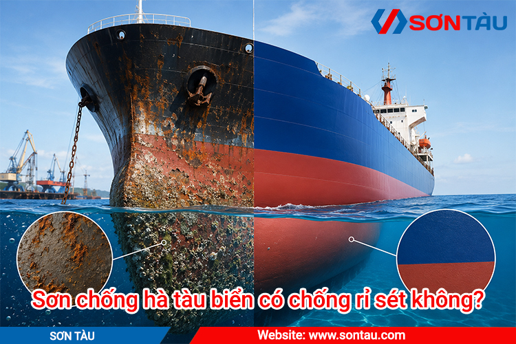 Sơn chống hà tàu biển có chống rỉ sét không?