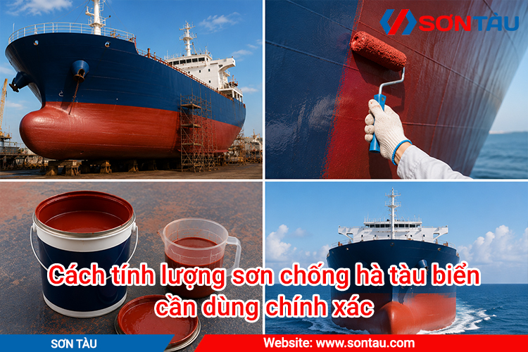 Cách tính lượng sơn chống hà tàu biển cần dùng chính xác