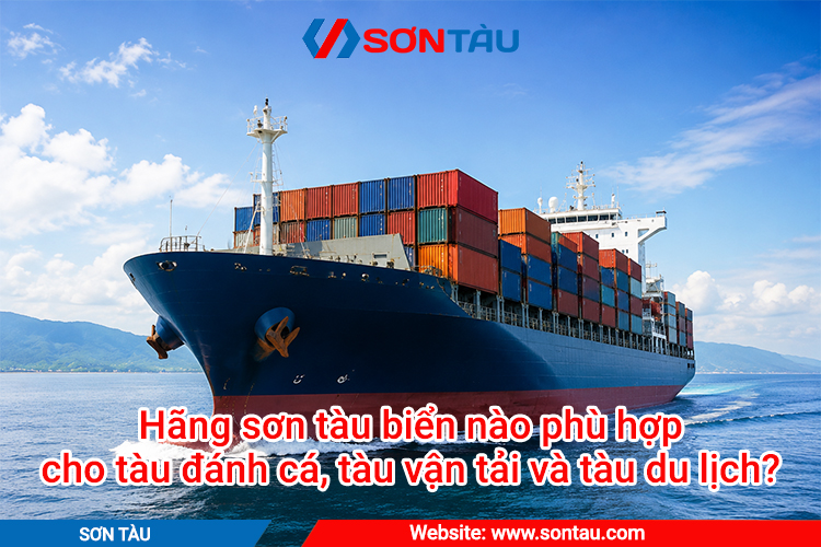 Hãng sơn tàu biển nào phù hợp cho tàu đánh cá, tàu vận tải và tàu du lịch?